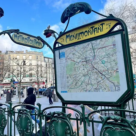 아파트 Coup De Coeur Menilmontant 파리